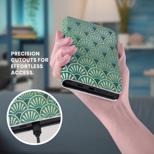 OFFICIEL ANNE STOKES NOËL ÉTUI COQUE DE LIVRE EN CUIR POUR SAMSUNG TÉLÉPHONES 1 - Photo 5 sur 13