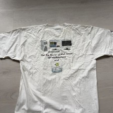Vintage NVIDIA X Wall Street Finance Souvenir T Shirt Size XL
