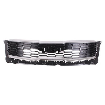 New Black With Bright Chrome Moldings Grille Replaces 86350S9320 One Piece