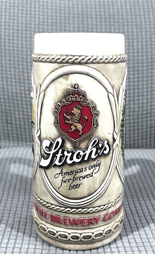 Vintage Stroh's Beer Stein Heritage Series 1984 - Picture 1 of 8