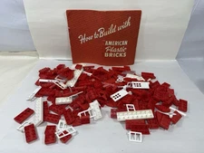 Vintage elgo American plastic bricks With How To Booklet