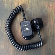 Canon Off-Camera Shoe Cord 2 Genuine Japan TTL Flash Cable Very Good Cond