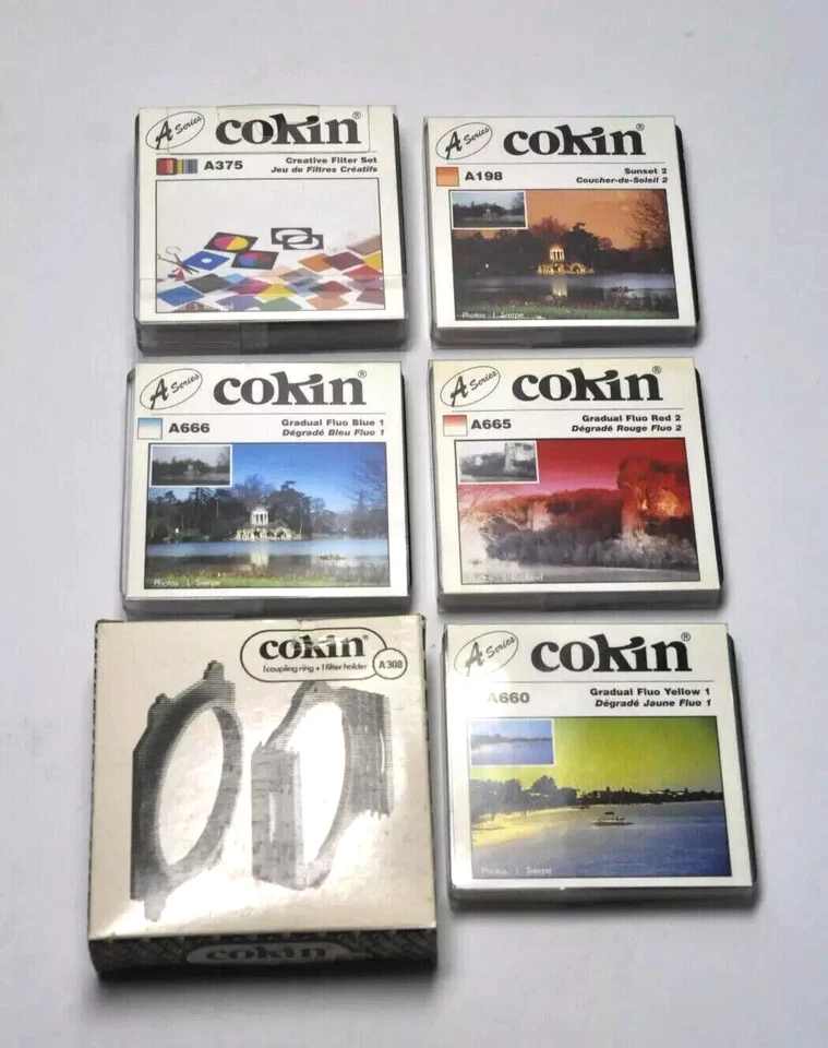 Brand New Lot of x6 Cokin Filters Series A. See list ---M22 - Image 2 of 2