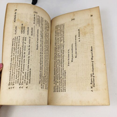 SecretaryTreasury Letters Reports Post War 1812 Alexander Dallas James Madison - Picture 3 of 11