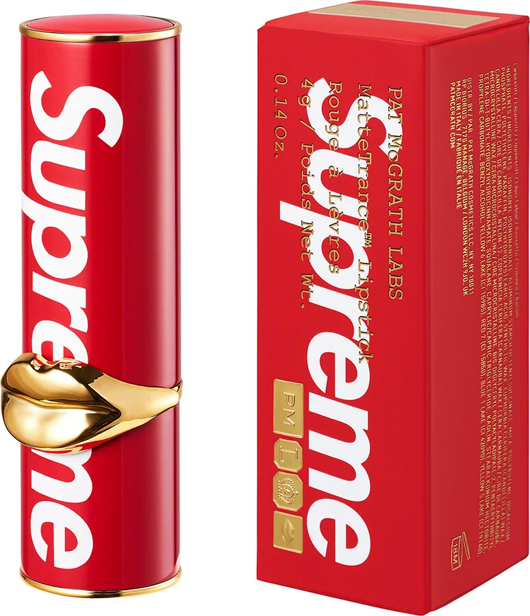 口紅 Supreme Pat McGrath Labs Lipstick Red Supreme Is Collaborating With Pat McGrath on a Red Lipstick