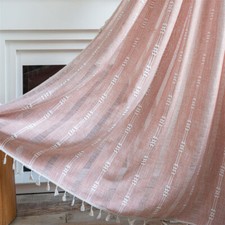 Tassel Curtain Living Room Bedroom Window Drape Treatment Valance Home Decor