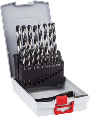 Bosch Professional 19tlg. HSS Spiralbohrer PointTeQ Set (für Metall, ProBox )