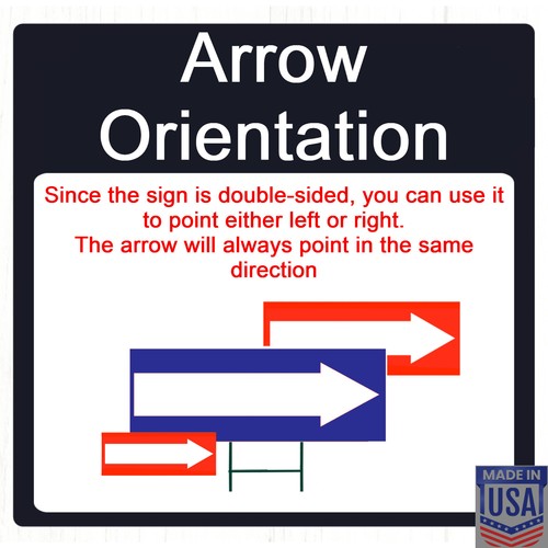 16x6" SEA CREATURES ARROW Custom TEXT Sign w/Stakes -SET OF 10 - Made in USA - Picture 4 of 20