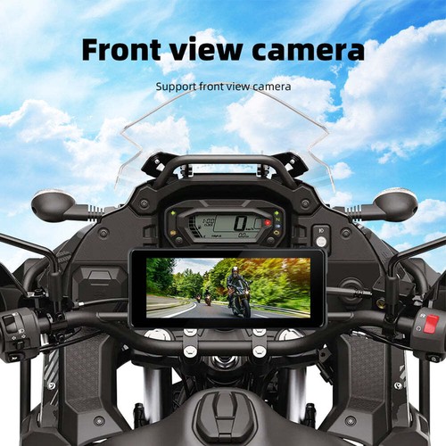 7" IPS Wireless Motorcycle CarPlay Navigation Android Auto Airplay Helmet Screen - Picture 12 of 14