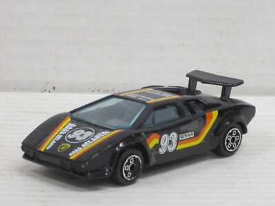 Lamborghini Countach 5000 S Nr. 93 in schwarz ohne Box Bburago 4127 1:43 V.2