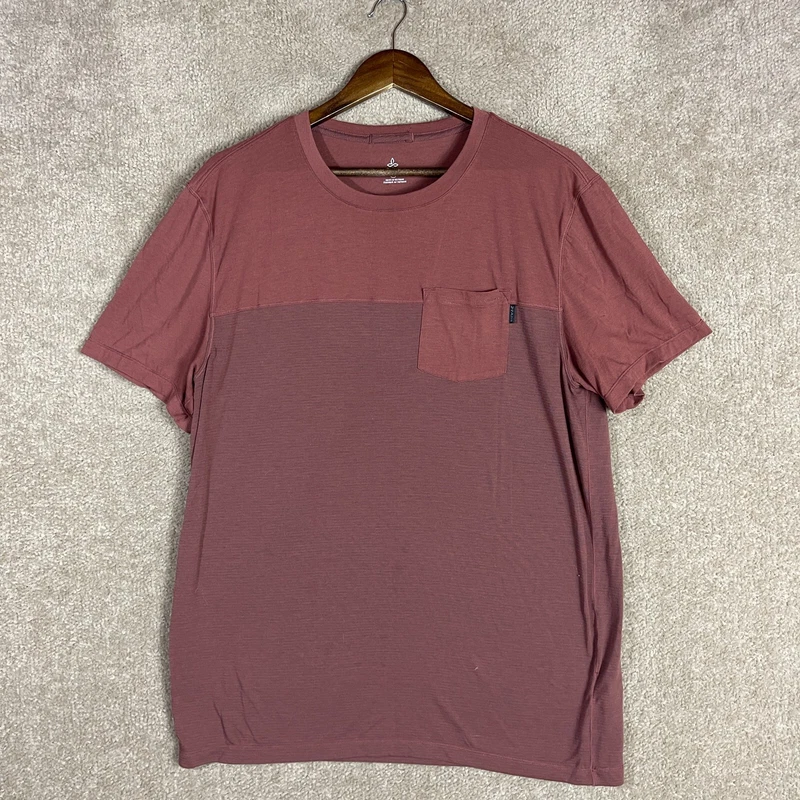 prana milo short sleeve performance breathe workout shirt