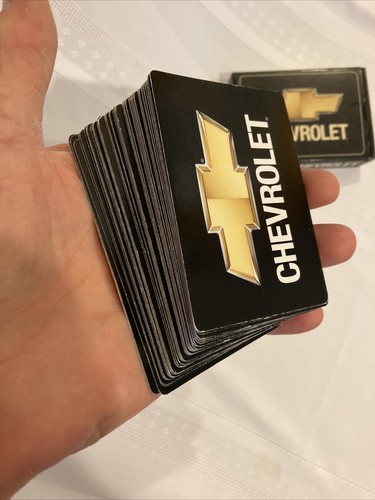36) Vintage GM Chevrolet Premium Playing Cards COMPLETE - Picture 5 of 9
