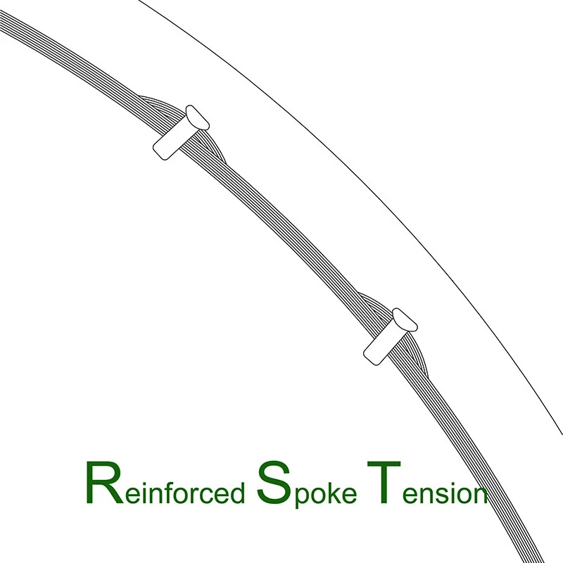 700C Clincher Tubeless Gravel Road Bike Carbon Rim Disc Hook UD 3K 12K Wheel - Image 4 of 4