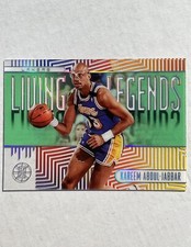 Kareem Abdul-Jabbar 2019 Panini Illusions Living Legends Emerald #15