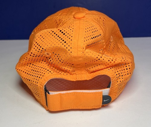Nike Golf Mujer Verano Deporte Pluma Golf Sombrero Naranja Perforado - 639635 - Imagen 6 de 10
