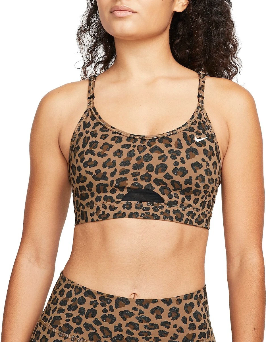 Nike Indy Womens Light-Support Padded Glitter Sports Bra DD1387