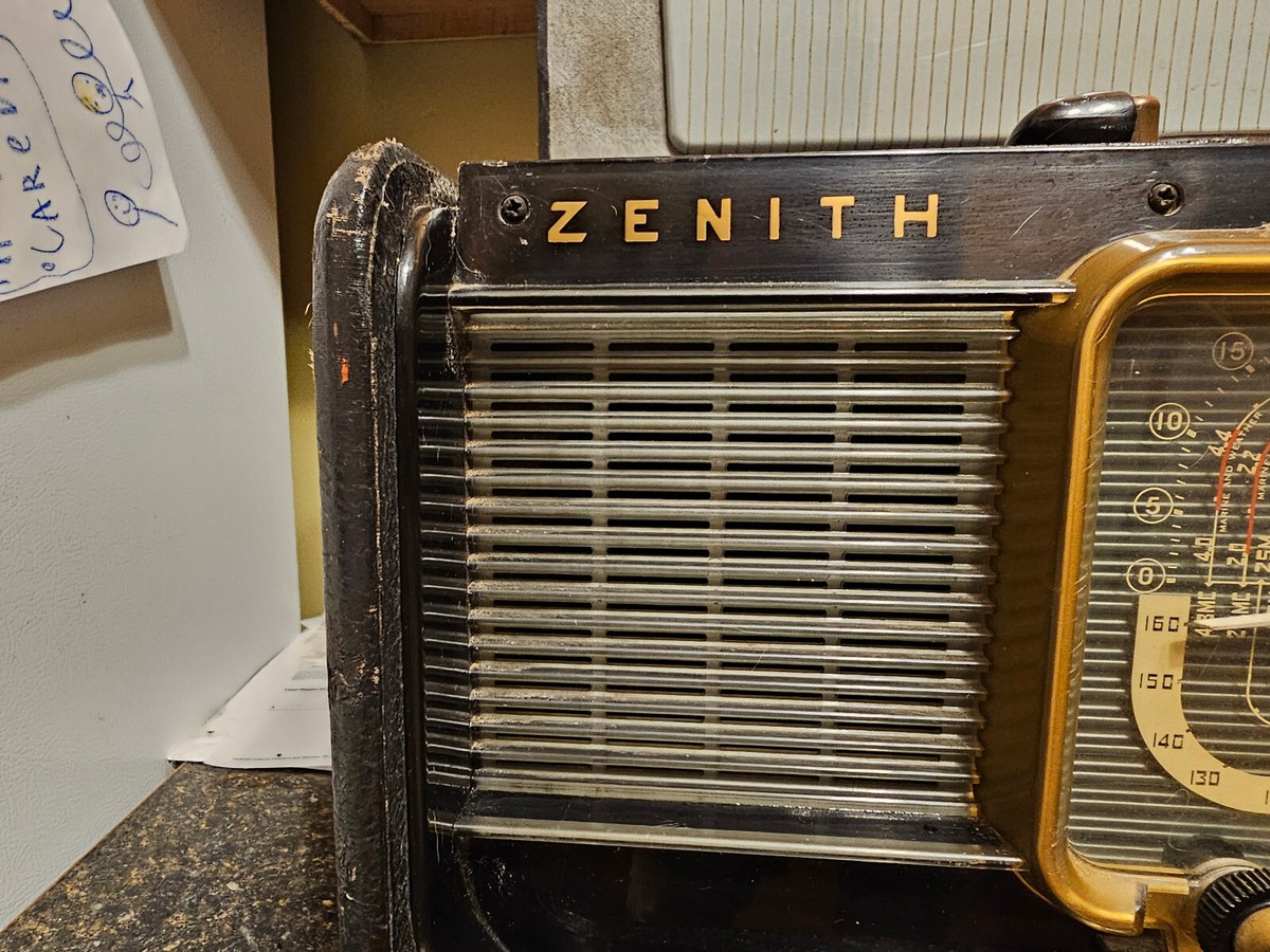 vintage 1951 1952 1953 zenith h500 5h40 trans-oceanic