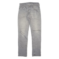 LEVI'S 511 Jeans Mens Grey Slim Straight Stone Wash W30 L32
