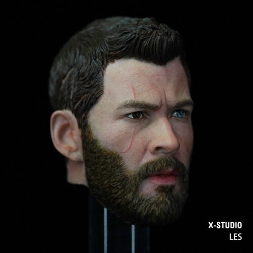 1/6 Thor Chris Hemsworth Head Sculpt Model Fit 12'' Male Action Figure Body Toy - Picture 7 of 10