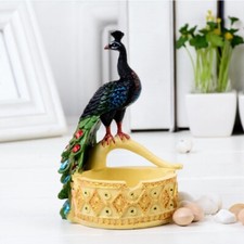Home wine cabinet decoration large peacock ashtray personality fashion gifts
