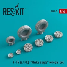 F-15 (E,I,K) Strike Eagle Wheels Set 1:48 ResKit RS48-0021
