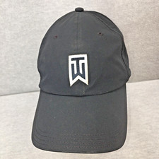 Nike Dri FIT Tiger Woods Hat Adult Unisex One Size Black White Strapback