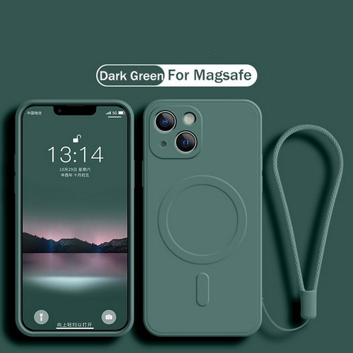 Case For iPhone 15 14 13 12 11 Pro Max 16 XS 8 Shockproof Silicone Magsafe Cover - Picture 14 of 24