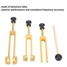 Aluminum Alloy Tuning Fork Set 128 256 512Hz Portable Tuning Fork Healing
