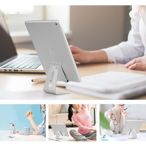 Verstellbarer Handy Tablet Ständer Desktop Halterung Gestell iPad Faltbar Computer Schreibtisch - Bild 15 von 26