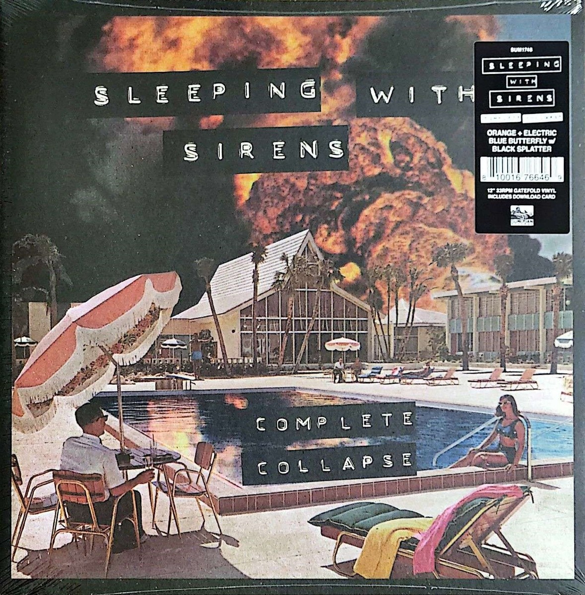 Sleeping With Sirens Complete Collapse Vinyl LP With Signed 12x12