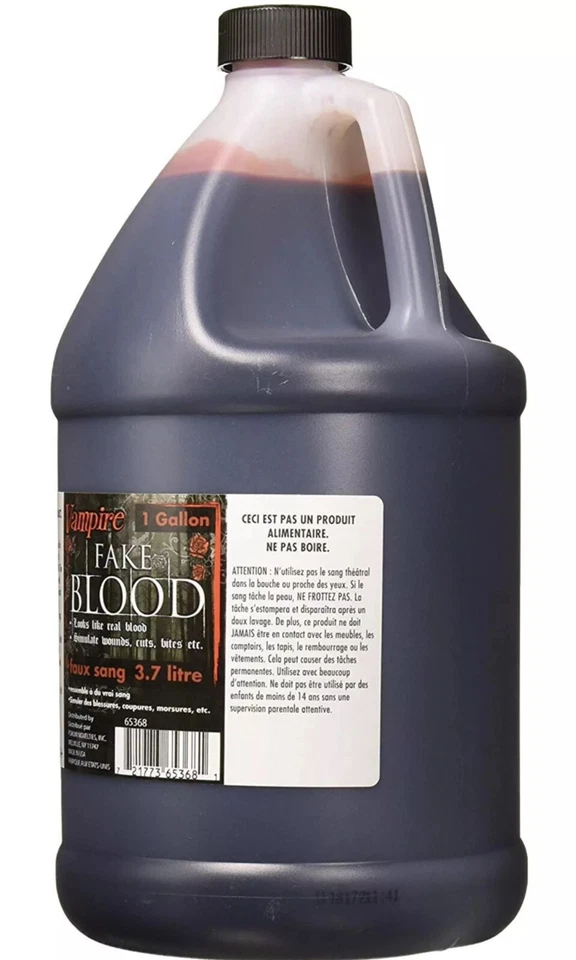 Theatrical Quality Fake Blood, 1 Gallon - Image 3 of 3