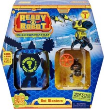 READY 2 ROBOT Bot Blasters Series 1 Style 3 with MYSTERY FIGURE Black Mechbot 