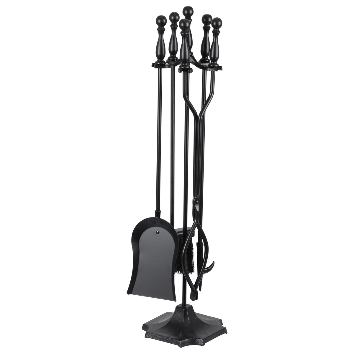 Fireplace Tools Set 5PCS Indoor Outdoor Sturdy Fire Place