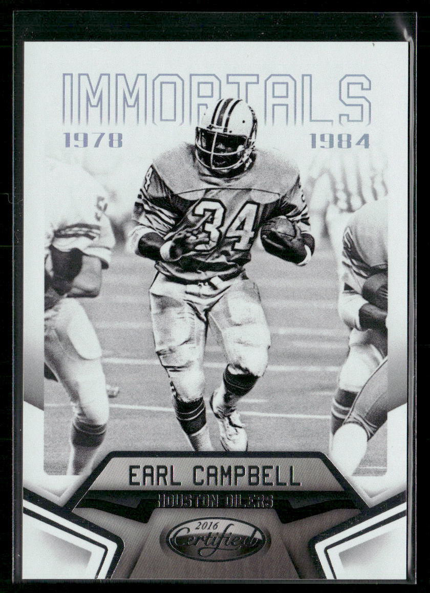 2016 Panini Certified #112 Earl Campbell Mirror #/499 41700