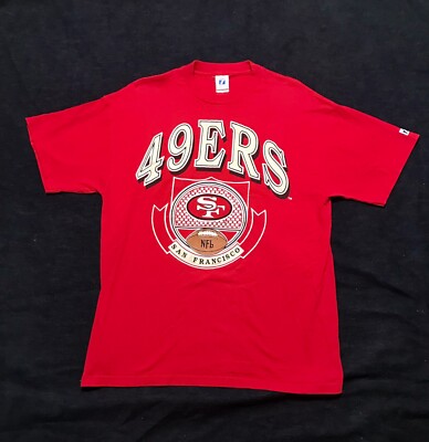 Vintage Logo 7 San Francisco 49ers T-shirt Size XL NFL USA