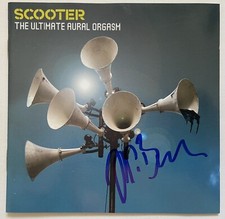 H P Baxxter Scooter signiert Musik CD Original Unterschrift Signed Autogramm
