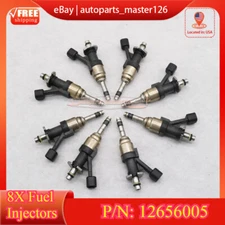For 14-18 Chevy GMC 1500 5.3L Set of 8 US for GM Fuel Injectors 12668390 FJ1217