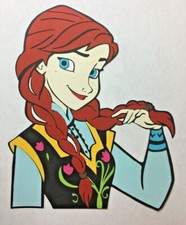 Frozen Anna Paper Die Cut Paper Piecing Scrapbook Embellishment