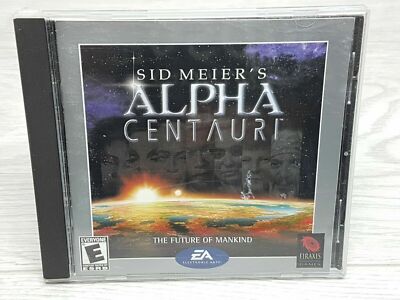 Sid Meier's Alpha Centauri PC Game Windows 95 98 2001 EA Games  Disc Only