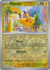Pikachu [Reverse Holo] #62 Prices | Pokemon Paldea Evolved