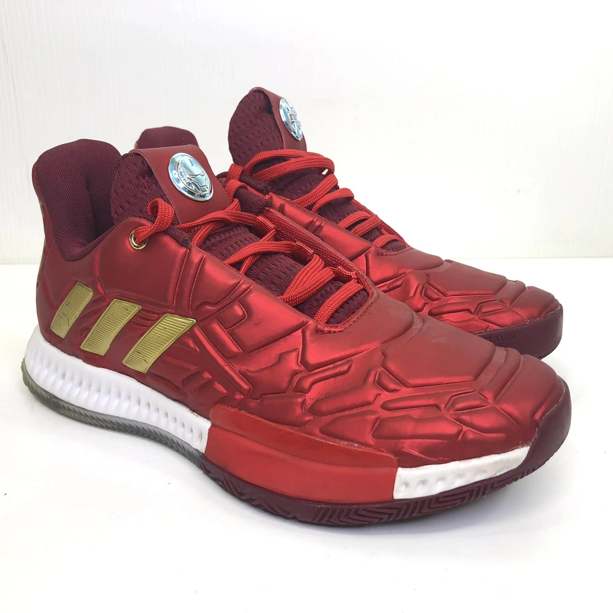 ADIDAS Marvel x Harden Vol. 3 Heroes Among Us Iron Man EG2626 GS Size 5