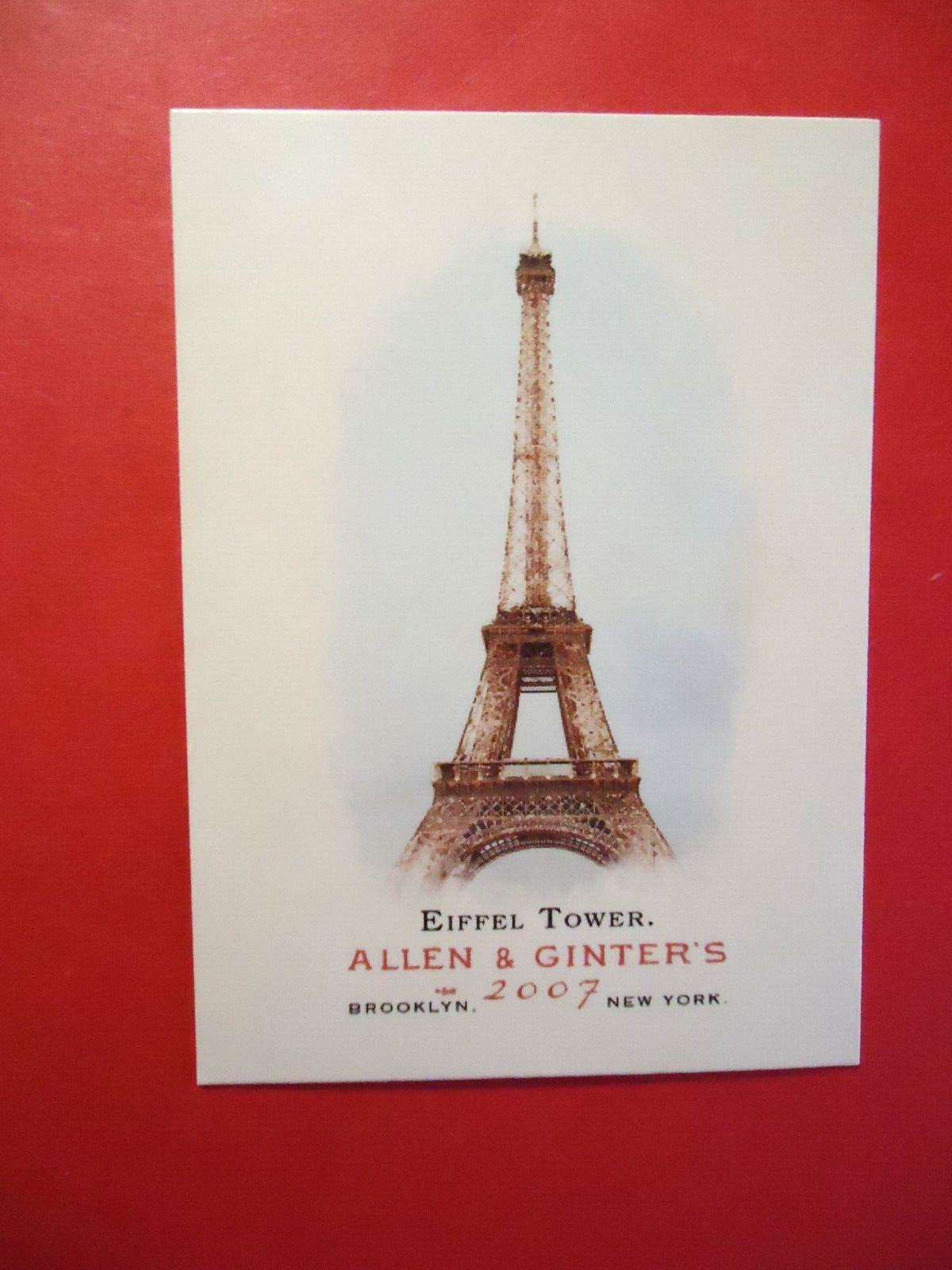 Eiffel Tower - 2007 Topps Allen & Ginter's Baseball card #30 - History Landmark
