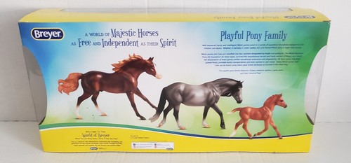 Breyer Horses Freedom Series Playful Pony Horse Family 3 pc. Set Scale 1:12 NIP - Picture 2 of 17