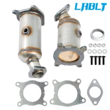 LABLT Front & Rear Catalytic Converter For 2007-10 Lincoln MKS MKX MKZ 3.5L 3.7L
