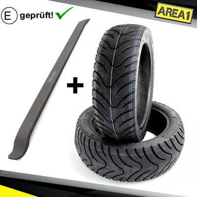 Allround Reifen Set Kenda K413 RS Ultima Super Sonic 125 (120/70+130/70+Hebel)