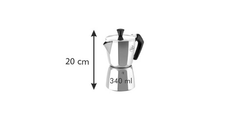 Italian Coffee Maker Paloma For Traditional Espresso Tescoma 1, 2, 3, 6, 9 Cups - Picture 5 of 6