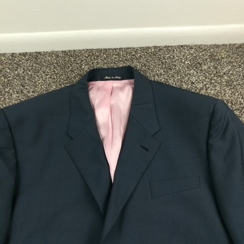 Paul Smith Exclusive Sport Coat Blazer Wool Mohair Byard Navy Blue 46R - Picture 2 of 12