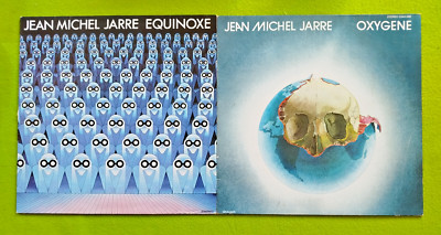 Jean Michel Jarre - Equinoxe & Oxygene  (2x Vinyl  12'', VG++)