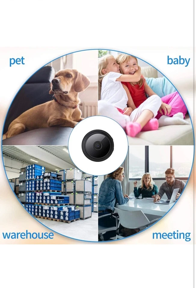 Mini Camera Espion Cachee Enregistreur,Full HD 1080P Micro Caméra WiFi Exterieur - Photo 3/4