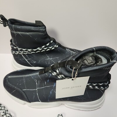 NEW John Geiger 002 Highs Black Marble Dead Stock DS Size 13  display picture 3